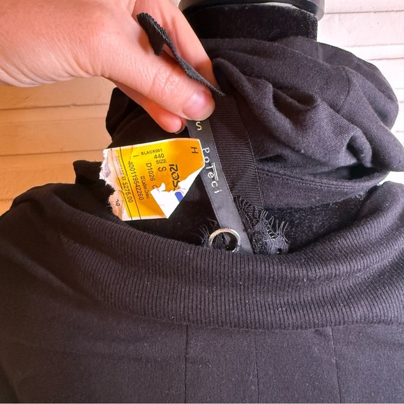 Poleci Black Goth Mock Turtleneck Sweater Dress, Women’s Size Small - Picture 11 of 13